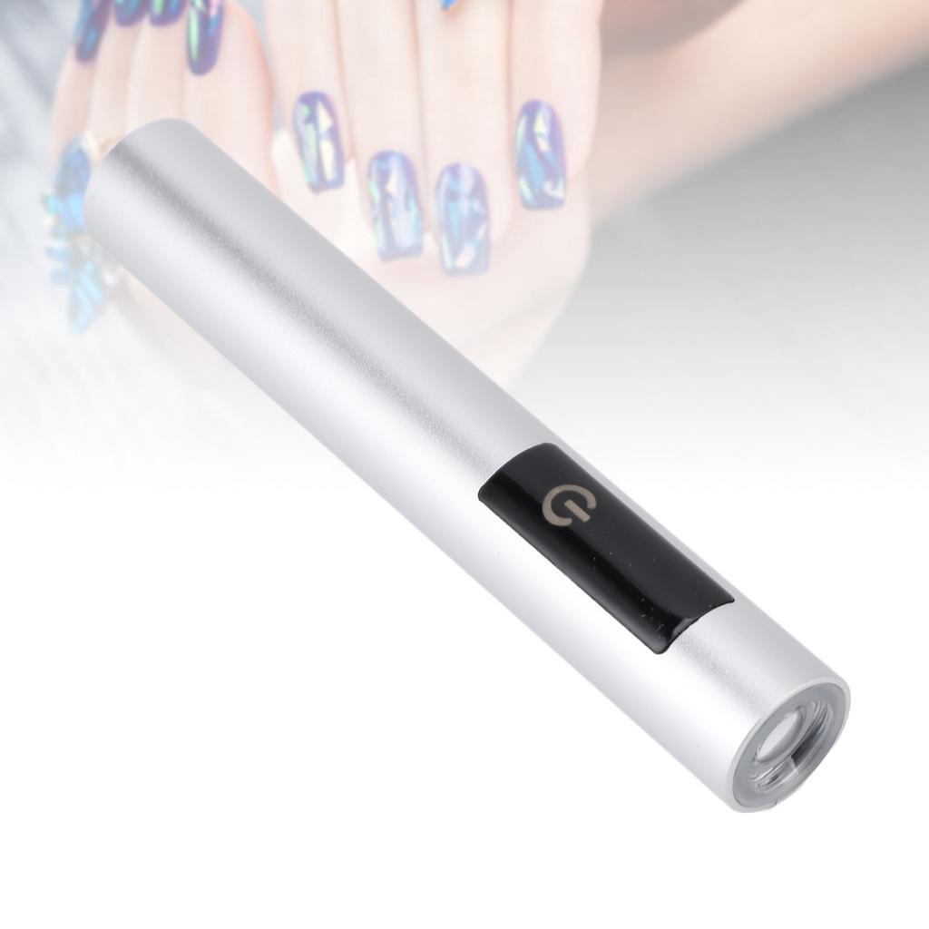 3W   UV Lamp for Gel Nails Portable USB Rechargeable Cordless Touch Control Fast Curing Handheld Gel Light Small Nail Dryer