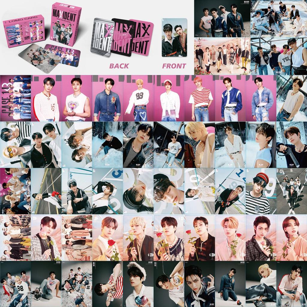 55pcs/Set Box Stray Kids Lomo Cards Ginet Karma Do It ATE Album Themed Photocards Hyunjin Collection For Fans Oddinary XGift