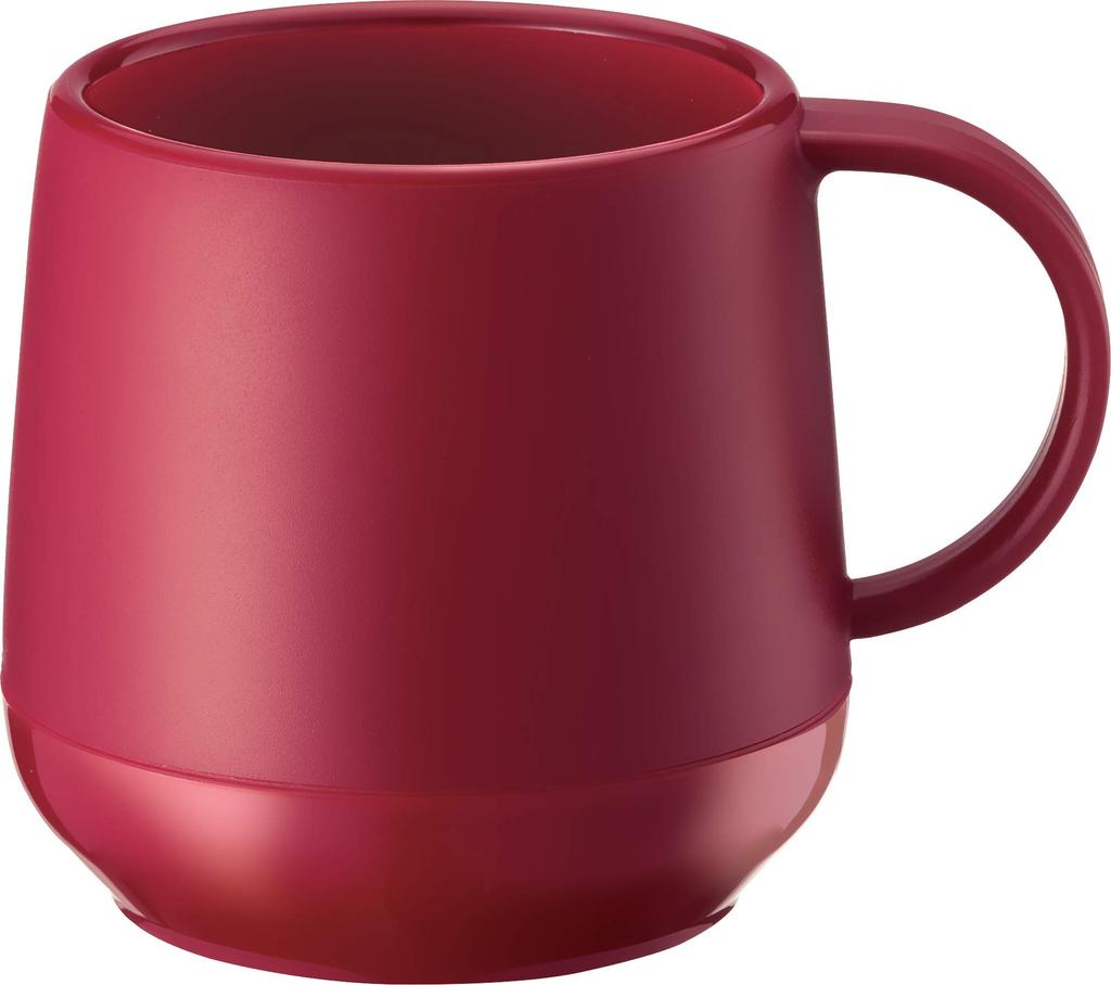 Gowell Insulated Can Holder & Cafe Mug, 2-Way, Lightweight, Plathermo, Thermal Insulation, Red, TS-1373-002