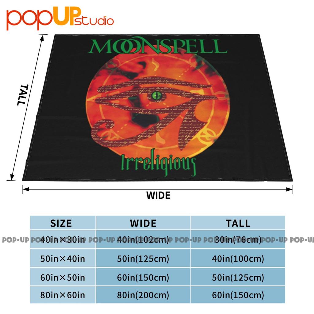 Moonspel Irreligious Under Ultra-Soft Blanket Quilt Winter Sofa Cover Bed Covers