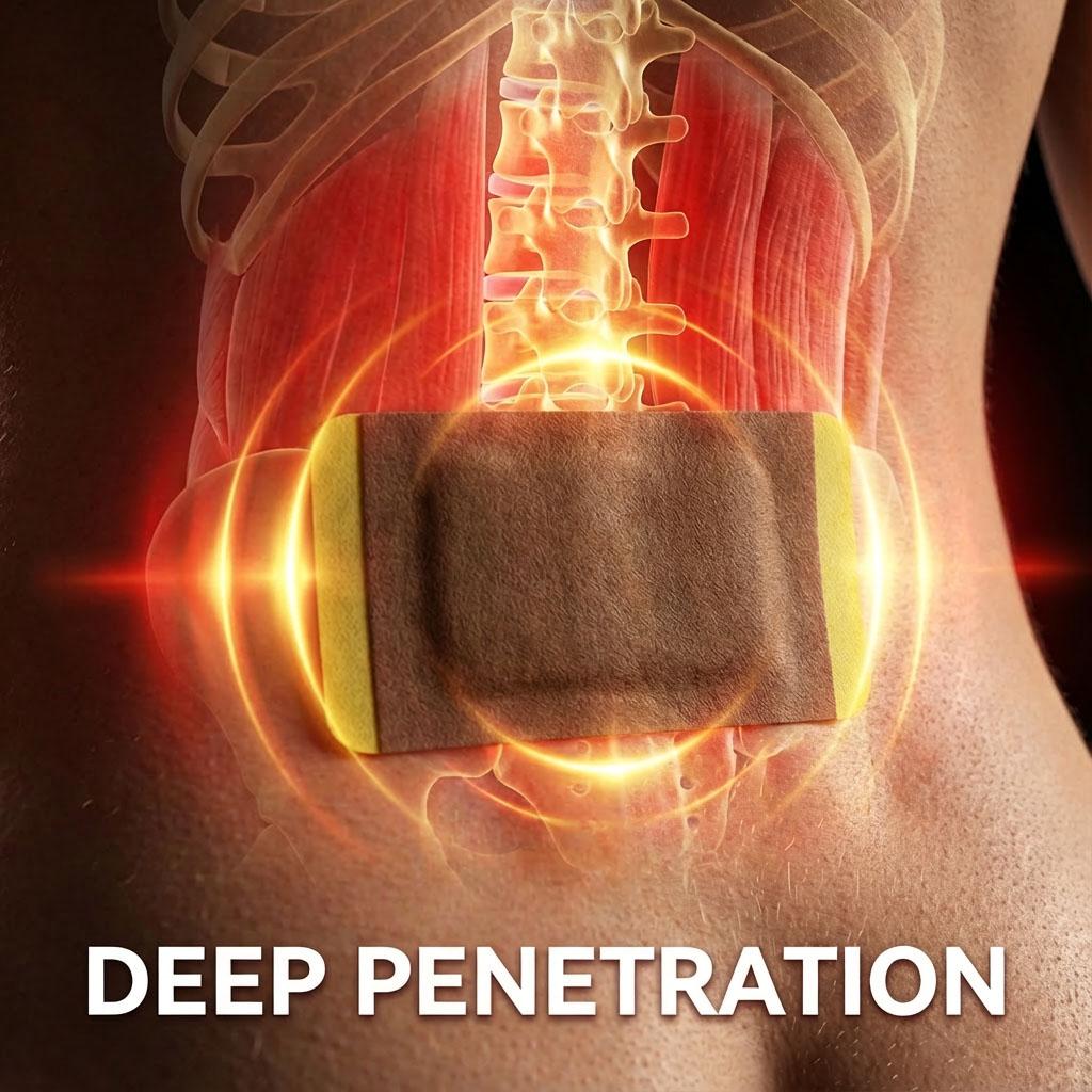 Tiger Herbal Patch for Lumbar Relief - Traditional Plaster for Lower Back Soreness & Stiffness