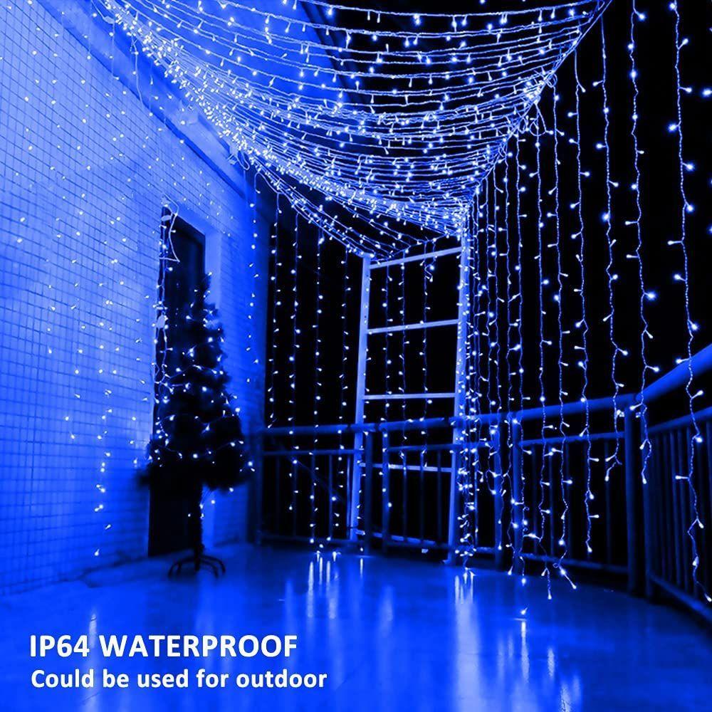 36 Ft LED Pixel String Lights  Blue LED Bulbs On Flexible Copper WireDecorative Serial Lights for Diwali, Christmas, Wedding & Home Decor | Pack of 3