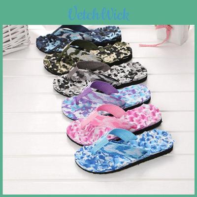 Premium Quality Camouflage Flat Slippers With Comfortable Massage Features For Summer