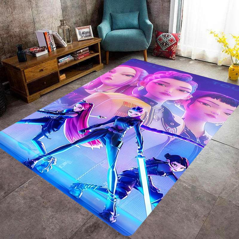 Golden Hustle: Elegance Motion Carpet Living Room and Bedroom Mats Suitable for All Seasons Bathroom Mat Fashion Dormitory Decoration