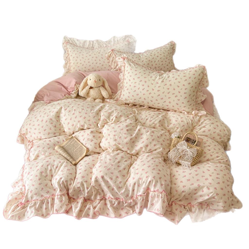 Class A Lace Bed, Pure Cotton, Cotton Bed Sheet, Quilt Cover, Dormitory Bedding