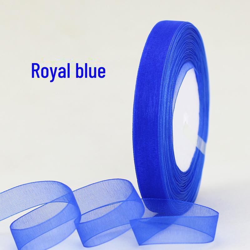 Snow Yarn Ribbon – 1.2cm Decorative Bow for Gift Boxes, Festivals & DIY, 45m