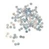 100Pcs Fretboard Dots Natural Abalone Shell Bright Color Round Guitar Inlay Dots for Ukulele Banjo