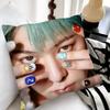 Korean Singer GDragon Pillow Case Fashion Square Pillowcase Bedroom Sofa Room Ins Decoration Leisure