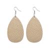 Fashion Leather Earrings Lightweight Faux Leather Leaf Earrings Teardrop Dangle Handmade For Women Girls Jewelry Wholesale