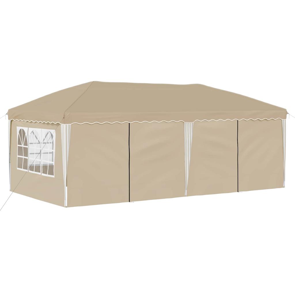 Pop Up Party Tent 575 X 288 X 245 Cm Cream