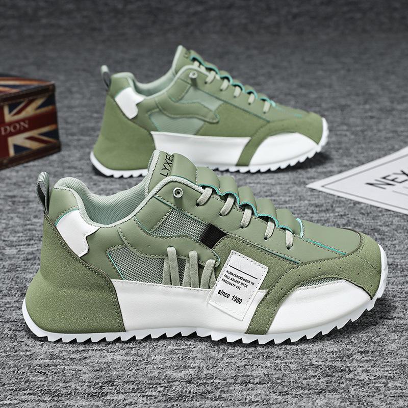 Fashion Fashionable New Large Size Men's Sports Shoes Comfortable Breathable Lace-up Casual Shoes Round Toe Sole Shoes Sneakers