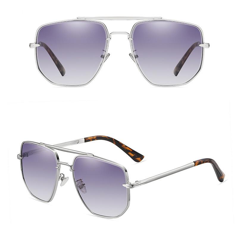 

Модные мужские солнцезащитные очки Крутые очки для вождения Очки Летние Металлические Винтажные Авиаторы Панк Adult