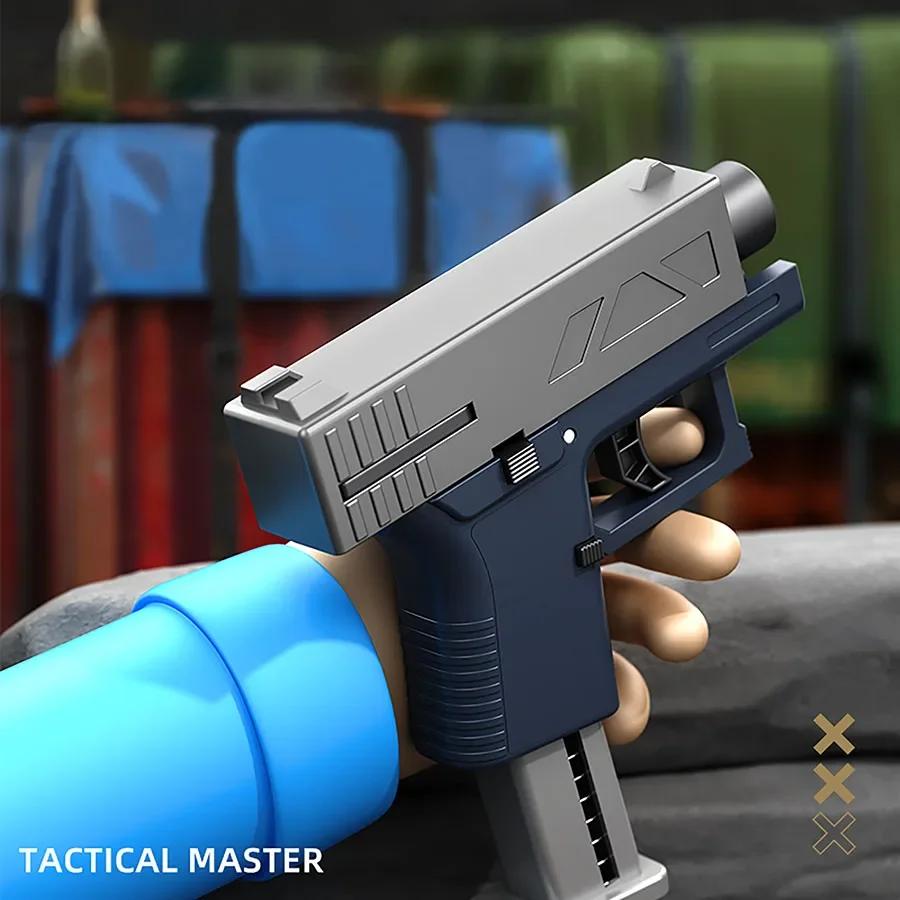 Dětská DIY pistole na frisbee Tactical Master Cool odpalovač 3D tištěné frisbee velký dosah nepřetržitá střelba venkovní hračka