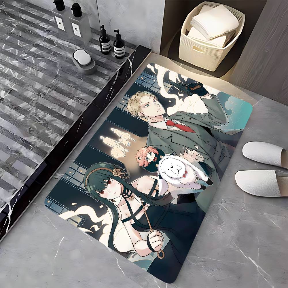 Alfombra de Piso S-Spy X F-Family Más Barata Antideslizante Moderna Sala de Estar Balcón Impresa Alfombras de Noche