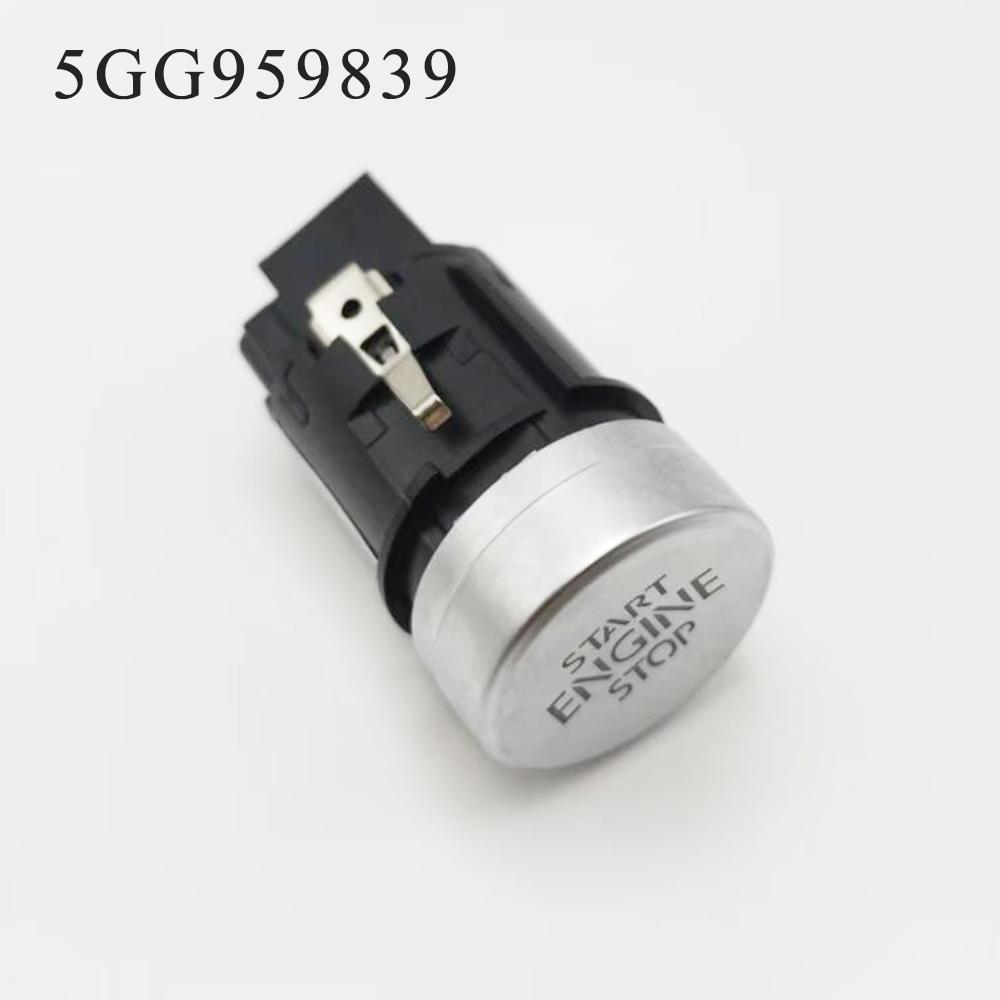 5GG 959 839 Start Stop Engine Ignition Switch 4 Pin for Volkswagen Golf 7 MK7 2013- T-Roc 2018- Push Button Replacement
