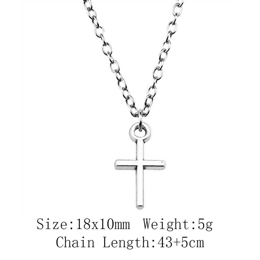 Birthday Gifts Boho Necklace Cross Skull Necklace On The Neck 43cm Chain Women's Bag Long Necklace