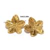 Trendy Statement Flower Earrings Stylish Oversized Flower Studs Eye Catching Earrings For A Sophisticated Appeal