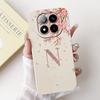 For Redmi Note 14 Pro Plus 5G Case Fashion A-Z Letters Luxury Flowers Shockproof Silicone Cover For Redmi Note 14 Pro+ 5G Funda