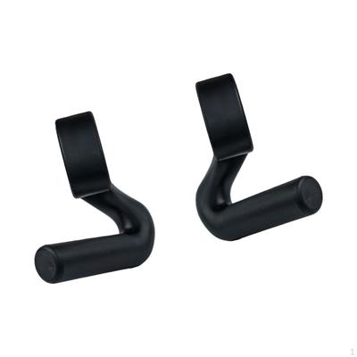 2Pcs Cable Machine Handles Pull Down Attachment Angled Up for Fitness Gym
