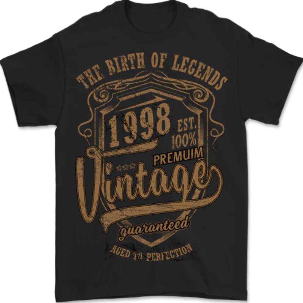 Birth of Legends 28th Birthday 1998 Mens T-Shirt 100% Cotton M