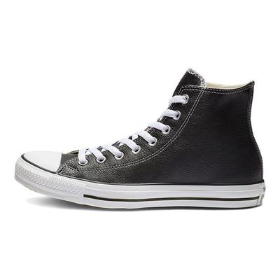 Chuck Taylor All Star Deri Yüksek Siyah Unisex Spor Ayakkabı 132170C