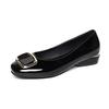 Super Soft Sole Single Shoes Low Heel Thick Heel Small Leather Shoes Autumn New Soft Leather High Quality Shallow Mouth Low Top Casual Shoes