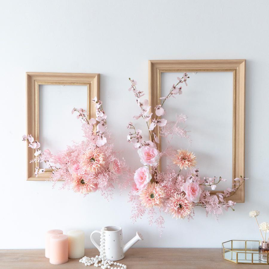 Floral Art Photo Frame Set for Wall and Window Decoration
