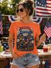Trash Panda Patriots Tee Funny Raccoon July 4 Fireworks Graphic Unisex Shirt