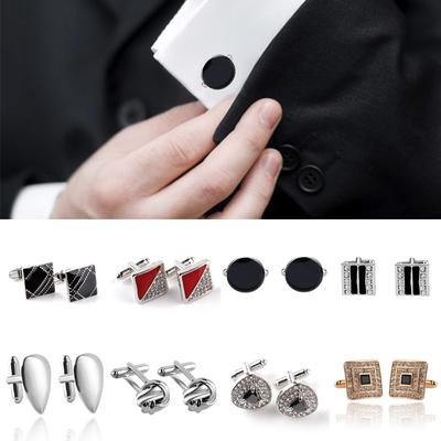 1 Pair Jewelry Men's Fashion Cuff Button Party Decor Alloy Wedding Shirt Cufflinks Business