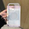 Ultra Thin Matte Magnetic Wireless Charge Clear Case For iPhone 16 15 14 13 12 Pro Max Plus For Magsafe Shockproof Hard PC Cover