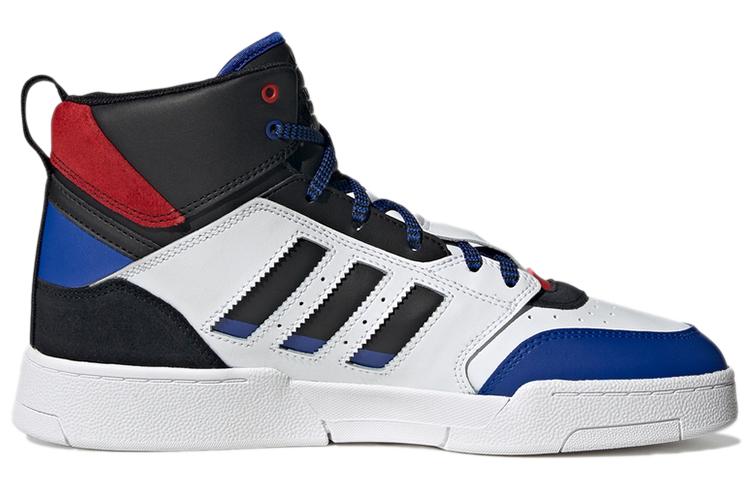 Adidas Originals Drop Step Mid Top Sneakers White/Black/Blue GW6188