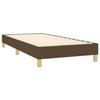 Sommier à lattes avec matelas - Maison Exclusive - 100x200 cm - Tête de lit réglable - Marron foncé
