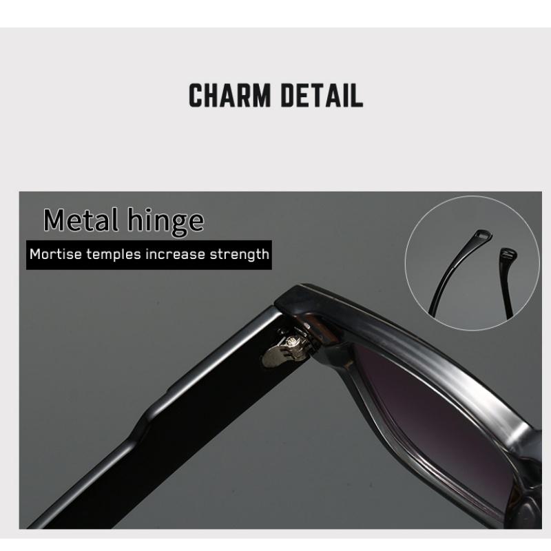 Women's Sunglasses, Men's and Women's Fashion Large-frame Square Sunglasses