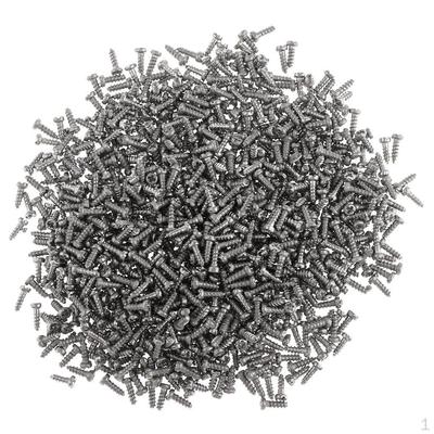 1000 Pieces Self Tapping Screw Eyeglass Watch Repair Replacement Tools Set - 2.0 X 1.4 4.0mm