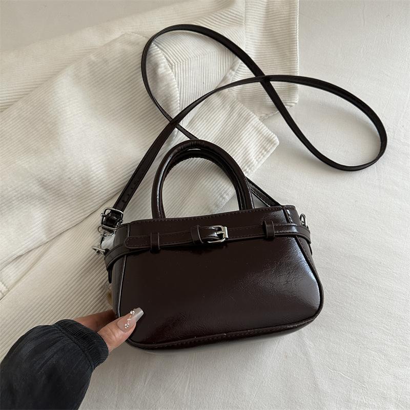 High-end Niche Handbag For Women Trendy Crossbody Shoulder Bag Buckle Design Pu Leather Commut Bag Elegant Versatile Daily Purse