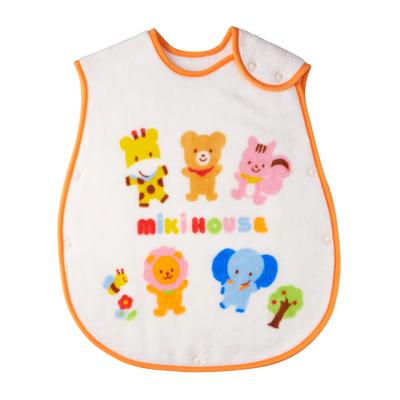 Miki House Cotton Animal Made In for Boys and Infant Orange Sleeper, Design, Japan, Girls, Baby, Kids, Clothes, 46-8415-147,