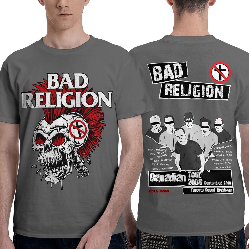 Bad Religion  T Shirt Men  Streetwear Cotton T-Shirts Beach Crewneck Harajuku Tees Pattern Oversize Tops