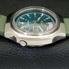 AUTOMATIC VINTAGE SEIKO 5 7009A JAPAN MENS GREEN COLOR DIAL WATCH A500760-5 R154-a500760