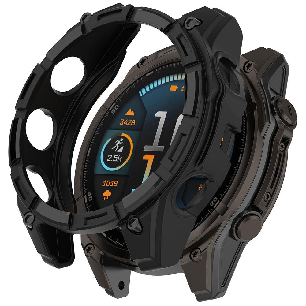 Watch Protective Case Cover for Garmin Fenix8 47mm / 51mm Soft Tpu SmartWatch Shockproof Protector Shell Anti-scratch