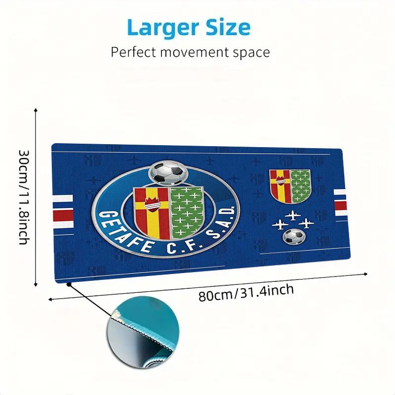 Getafe CF Color Mouse Pad Large Gaming Table Cushion Non-slip Laptop Tablet Big Mousepad XXL Mat Mini PC Playmat With Lock edge