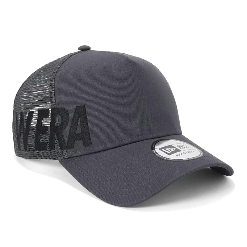 

[New Era] newera mesh cap 9FORTY A-Frame Trucker 14666213 NER32C6449 graphite/black black black FREE Essential ONSPOTZ special order men s ladies hat
