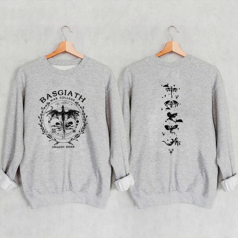 Gold Dragon Fourth Wing Sweatshirt Hoodies