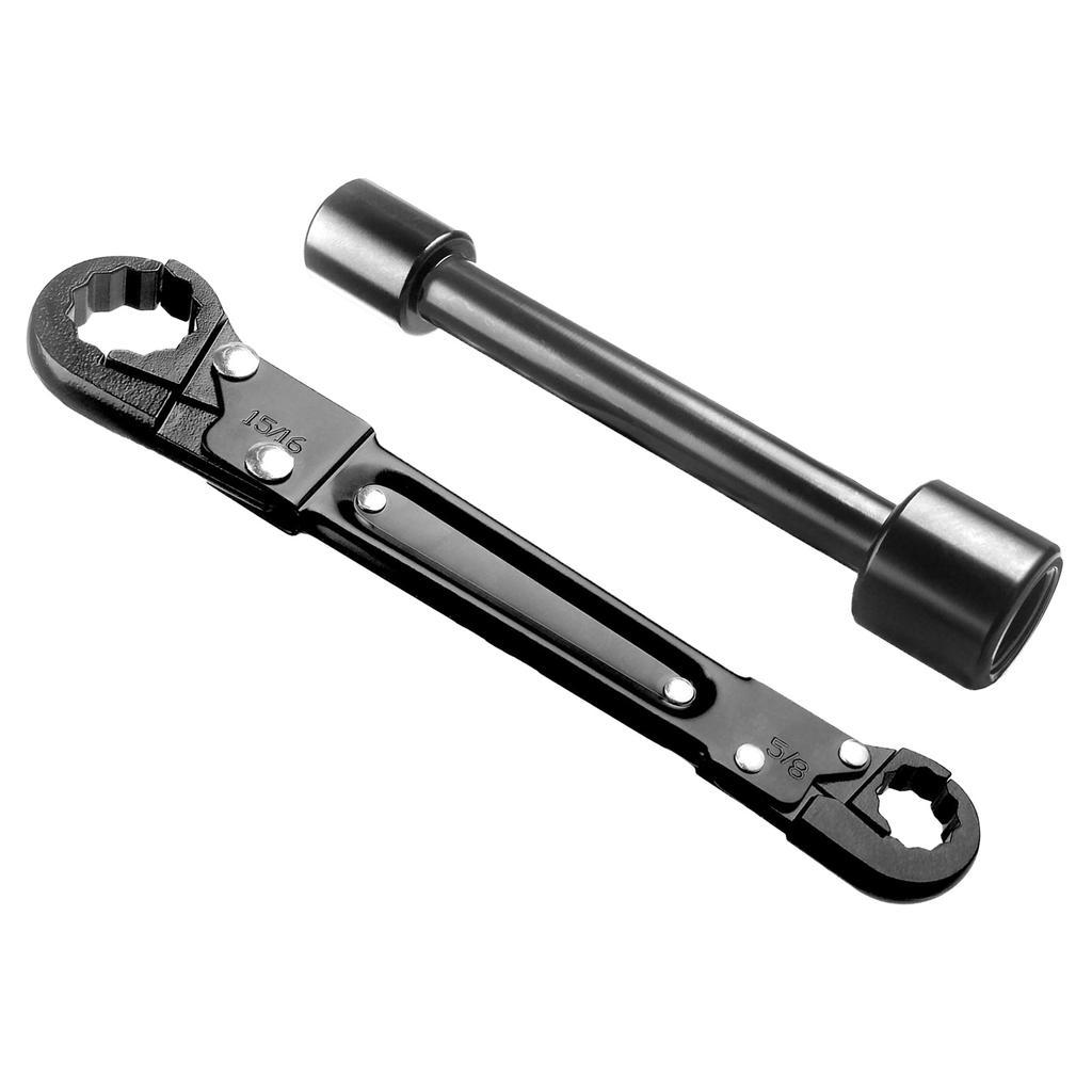 Angle Stop Wrench High Efficiency Portable Double Ended Plumber Spanner Plumbing Tool for Maintenanc