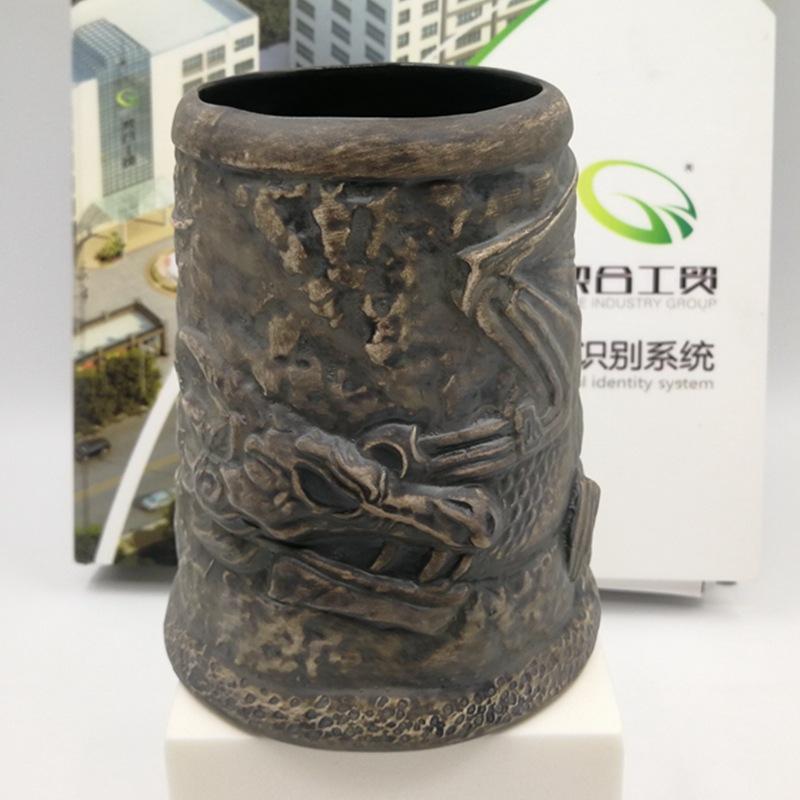 Ceramiczny Niemiecki Kufel do Piwa Gra Kreskówkowa i Periferyjny Kufel Wzór Smoka Kieliszek do Wina Czerwonego Piwo Duży Bar Eksport