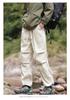 Herren Trendy Lockere Gerade Paratrooper Hose - Vielseitig, Wasserdicht, Kordelzug Jackenhose für Lässigen Outdoor-Gebrauch