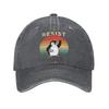 Resist Penguins Protest Against Tariffs Baseball Cap For Unisex Unisex Summer  Hiking Fishing Trucker Hat DIY Print Baseball Caps