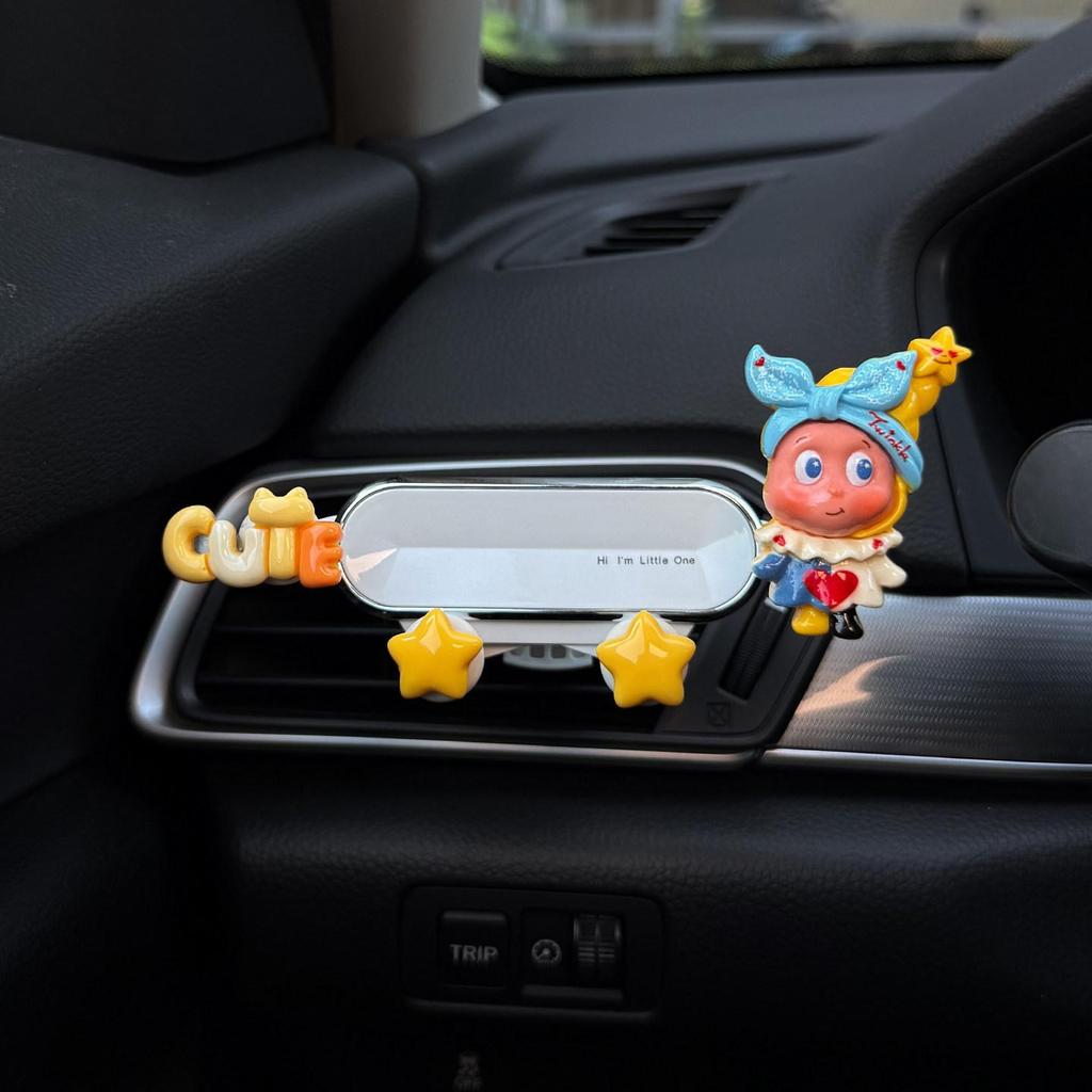 Cute Car Air Vent Phone Holder for Navigation - 2026 Model (Female)