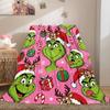 Christmas Gift Comedy Movie How the Grinch Stole Christmas blanket home warming, four season bed decoration sofa cover flannel throwing blanket K20