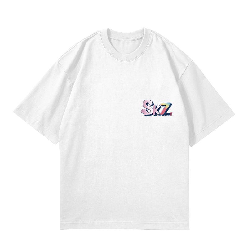 KPOP Konzert Peripherie Kombination Peripherie Bedruckt Herren und Damen Kurzarm T-Shirt Baumwolle Locker