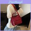 Women Casual Small Nylon Crossbody Bag With Inner Pouch For City Outings